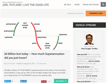 Tablet Screenshot of joelputland.com